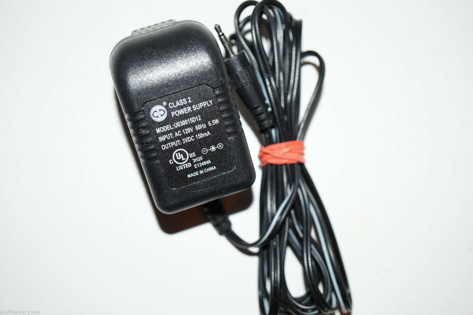 *Brand NEW*3V 150mA for U030015D12 AC Adapter Power Supply *Brand NEW*3V 150mA for U030015D12 AC Adapter Power Supply
